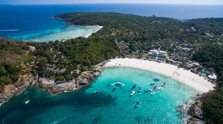 Racha + Coral is a full-day Luxury Catamaran Private Tour (Pornpinyo Marine)