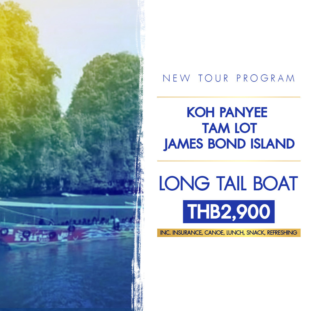 Long Tail Boat - Koh Panyee (lunch), Tam Lot, James Bond Island