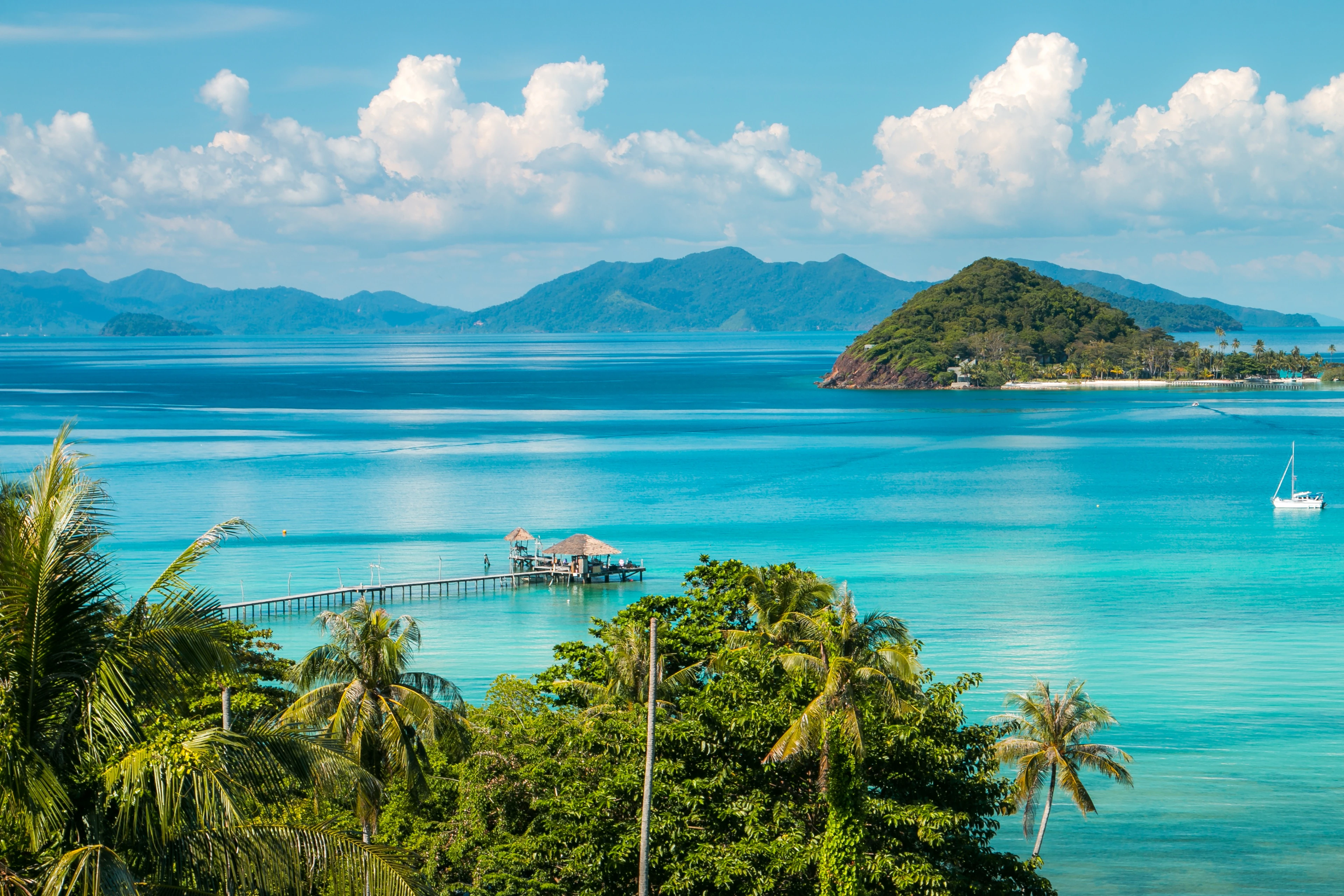 Koh Rang is a full-day Luxury Catamaran Private Tour (Pornpinyo Marine)